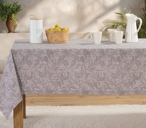 Τραπεζομάντηλο Βαμβακερό Αλέκιαστο Nef-Nef Homeware Dazier Grey 140x140