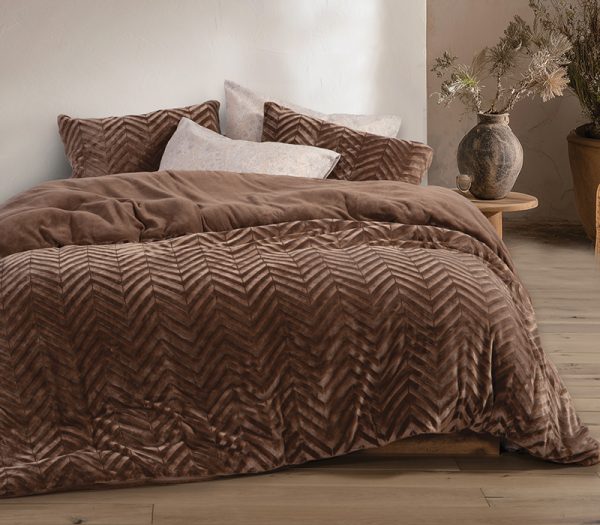 Σετ Παπλωματοθήκη Μονή Fleece Nef-Nef Homeware Carmen Mocca 160×220 Nef-Nef Homeware Σετ Παπλωματοθήκη Μονή Fleece Nef-Nef Homeware Carmen Mocca 160×220