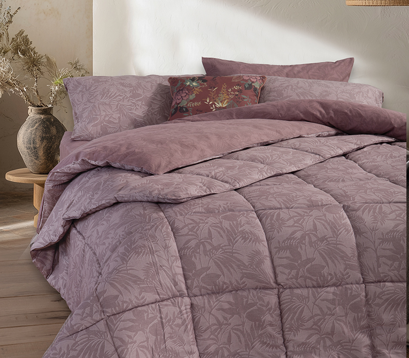 Πάπλωμα Υπέρδιπλο Nef-Nef Homeware Dazier Mauve 240×220