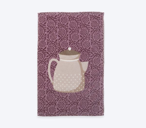 Πετσέτα Κουζίνας Βελουτέ Nef-Nef Homeware My Teapot Mauve 40×60 Nef-Nef Homeware Πετσέτα Κουζίνας Βελουτέ Nef-Nef Homeware My Teapot Mauve 40×60