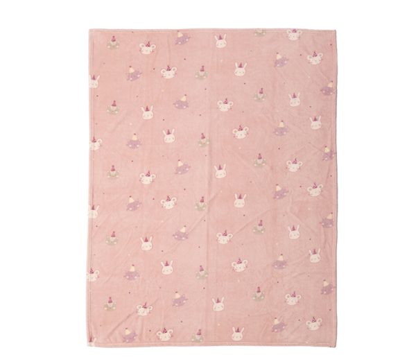 Βρεφική Κουβέρτα Αγκαλιάς Fleece Nef-Nef Homeware Special Party Pink 75x110 Nef-Nef Homeware Βρεφική Κουβέρτα Αγκαλιάς Fleece Nef-Nef Homeware Special Party Pink 75x110