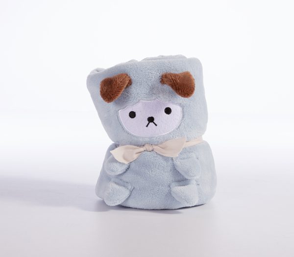 Βρεφική Κουβέρτα Αγκαλιάς Fleece Nef-Nef Homeware Lovely Sheep Blue 80x110
