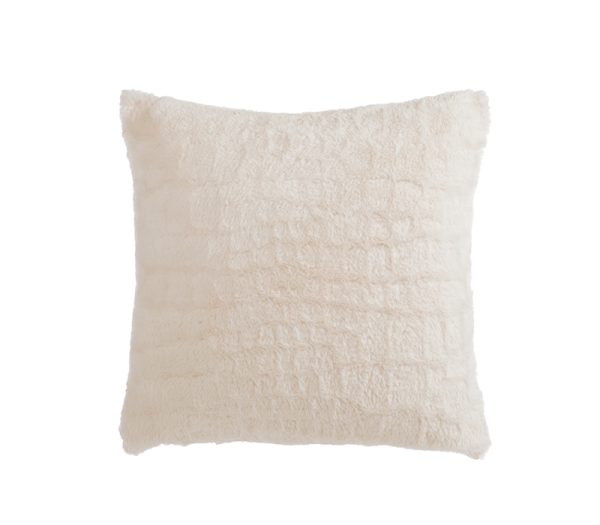 Διακοσμητικό Μαξιλάρι Γούνινο Nef-Nef Homeware Elements Mentor Ecru 45x45