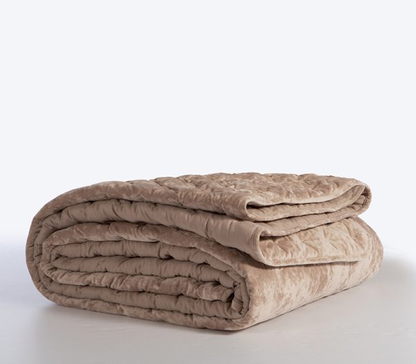 Κουβερλί Υπέρδιπλο Βελούδινο Nef-Nef Homeware Premium Priver Beige 230x240