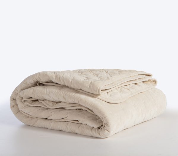 Κουβερλί Υπέρδιπλο Βελούδινο Nef-Nef Homeware Premium Priver Ecru 230x240