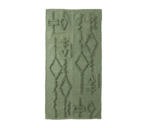 Χαλί Διαδρόμου Βαμβακερό Nef-Nef Homeware Sanchez Green 70×140