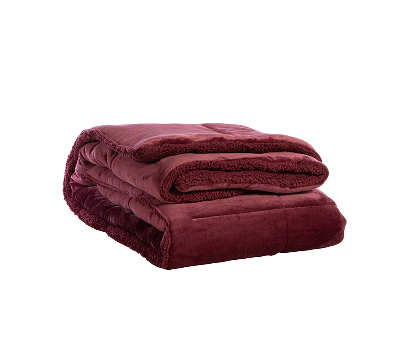Κουβερτοπάπλωμα Μονό Nef-Nef Homeware Singular 24 Bordo 160×220