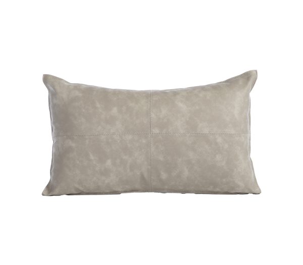 Διακοσμητικό Μαξιλάρι Δερμάτινο Nef-Nef Homeware Lethal Grey 30x50