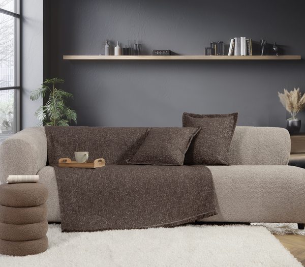 Ριχτάρι Διθέσιου Καναπέ Ακρυλικό Nef-Nef Homeware Alamo 25 Brown 170x250 Nef-Nef Homeware Ριχτάρι Διθέσιου Καναπέ Ακρυλικό Nef-Nef Homeware Alamo 25 Brown 170x250