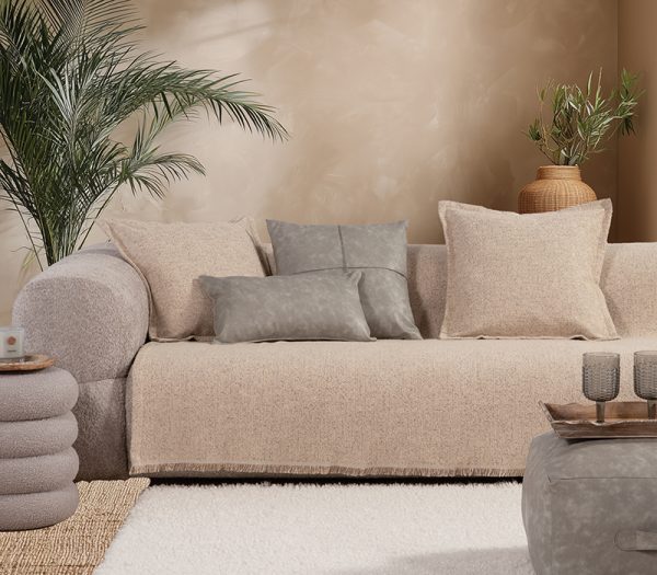 Ριχτάρι Τριθέσιου Καναπέ Ακρυλικό Nef-Nef Homeware Alamo 25 Ecru 170×300 Nef-Nef Homeware Ριχτάρι Τριθέσιου Καναπέ Ακρυλικό Nef-Nef Homeware Alamo 25 Ecru 170×300