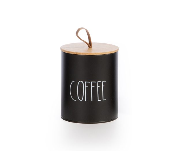 Δοχείο για Καφέ Μεταλλικό Nef-Nef Homeware Coffee Black 10.4x10.4x13 Nef-Nef Homeware Δοχείο για Καφέ Μεταλλικό Nef-Nef Homeware Coffee Black 10.4x10.4x13