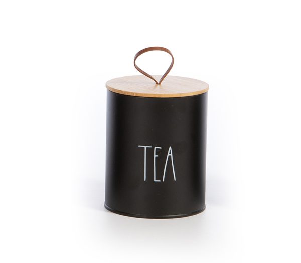 Δοχείο για Τσάι Μεταλλικό Nef-Nef Homeware Tea Time Black 10.4x10.4x13 Nef-Nef Homeware Δοχείο για Τσάι Μεταλλικό Nef-Nef Homeware Tea Time Black 10.4x10.4x13