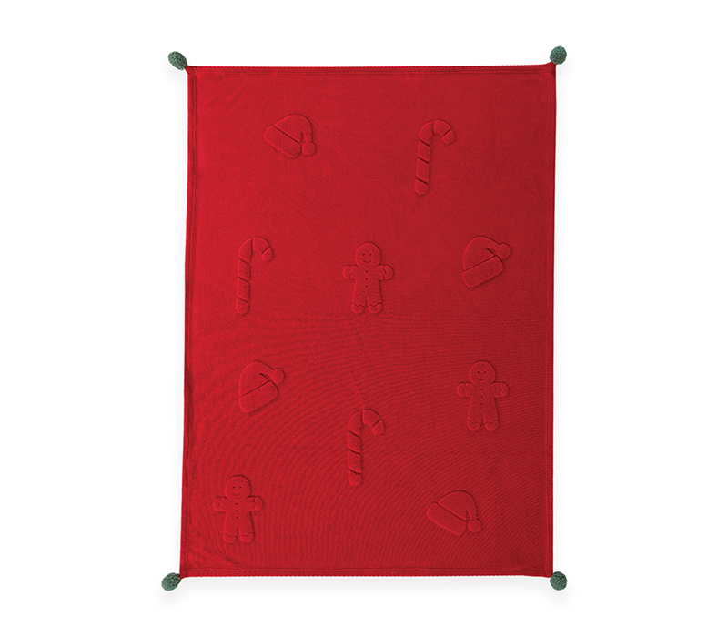 ΚΟΥΒΕΡΤΑΚΙ SWEET CHRISTMAS red 1