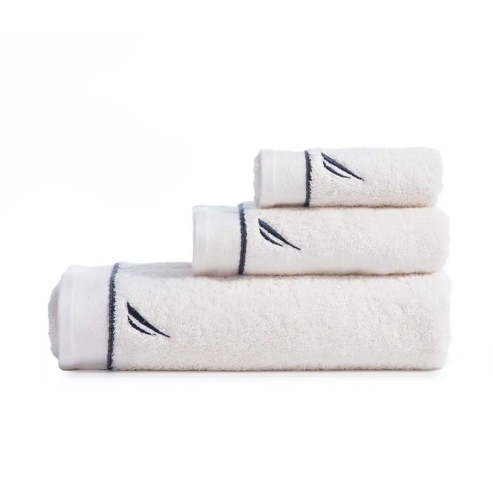 Σετ Πετσέτες Μπάνιου 3τμχ 600gr/m2 Nef-Nef Homeware X Nautica Coast Ecru Nef-Nef Homeware X Nautica πετσέτα προσώπου 50x90 nautica by nef nef nau coast ecru 600gsm