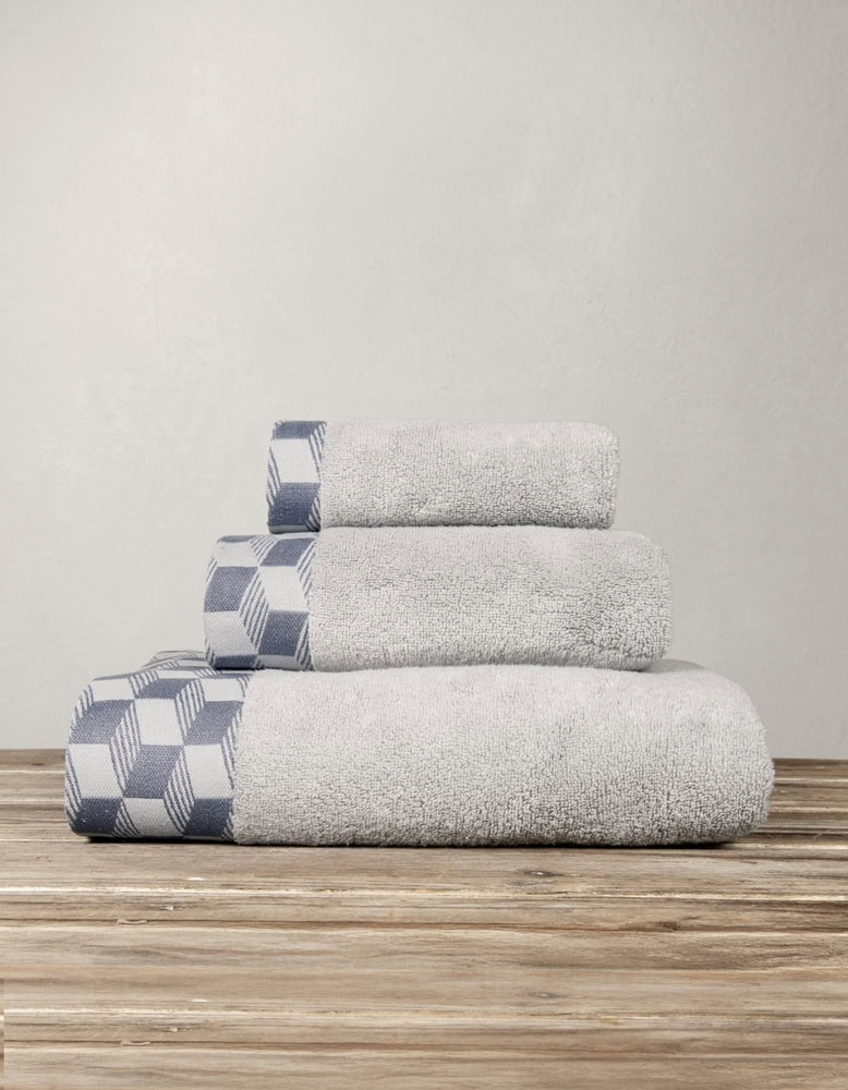 Πετσέτα Σώματος 600gr/m2 Nima Home Luxe Light Gray 90x145