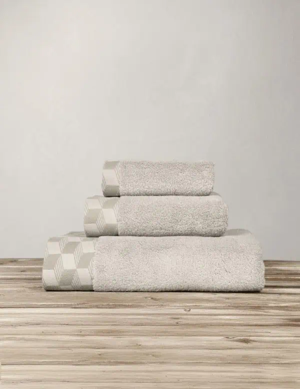 Πετσέτα Σώματος 600gr/m2 Nima Home Luxe Light Taupe 90x145