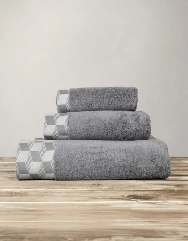 Πετσέτα Χεριών 600gr/m2 Nima Home Luxe Dark Gray 40x60
