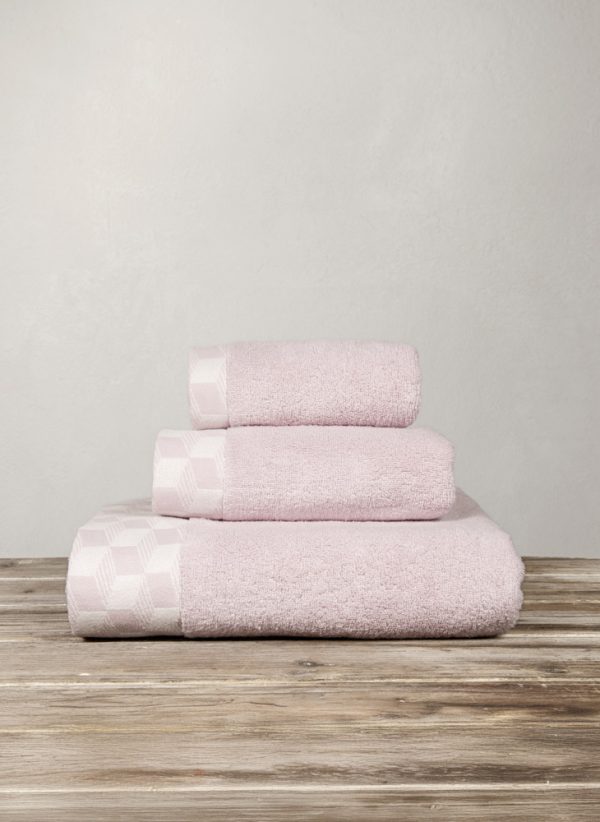 Πετσέτα Προσώπου 600gr/m2 Nima Home Luxe Pink 50x100 Nima Home Πετσέτα Προσώπου 600gr/m2 Nima Home Luxe Pink 50x100