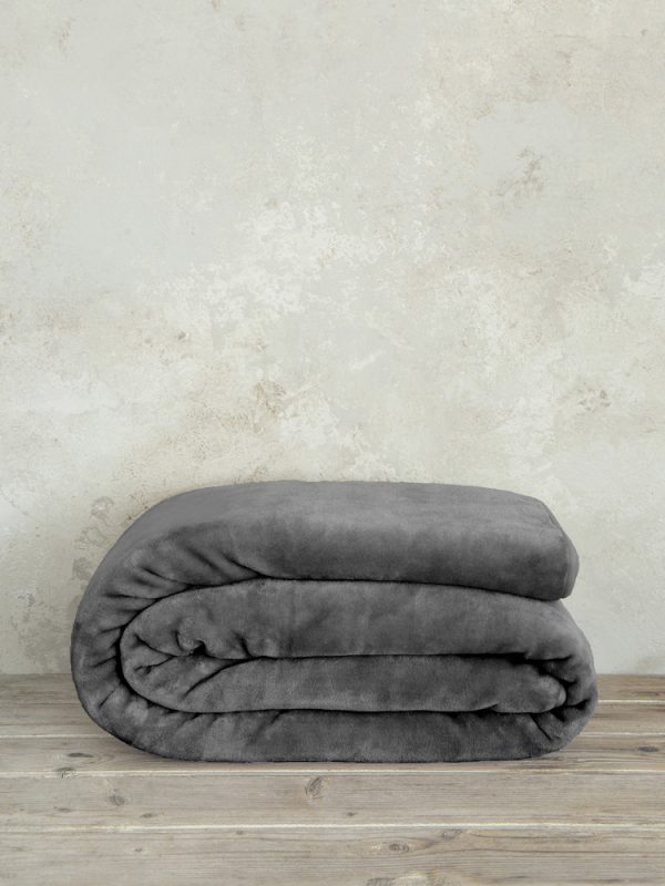 Nima Home Κουβέρτα Βελουτέ Υπέρδιπλη 220x240 Coperta - Dark Gray Nima Home Nima Home Κουβέρτα Βελουτέ Υπέρδιπλη 220x240 Coperta - Dark Gray