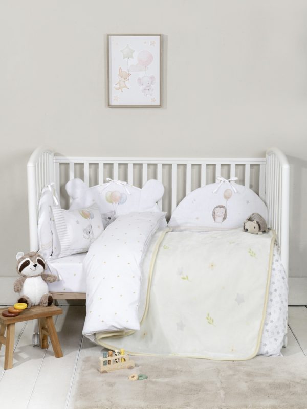 Nima Home Βρεφική Κουβέρτα Βελουτέ Κούνιας 110x140 - Jouer