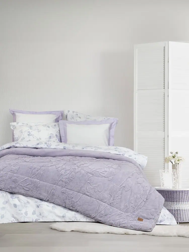 Κουβερτοπάπλωμα Μονό Nima Home Elara Lilac 160x220 Nima Home Κουβερτοπάπλωμα Μονό Nima Home Elara Lilac 160x220