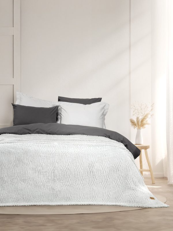 Nima Home Κουβέρτα Υπέρδιπλη 220x240 Fleece - Serenus Gray