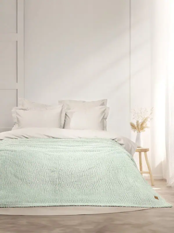 Nima Home Κουβέρτα Μονή Fleece 160x220 - Serenus Mint