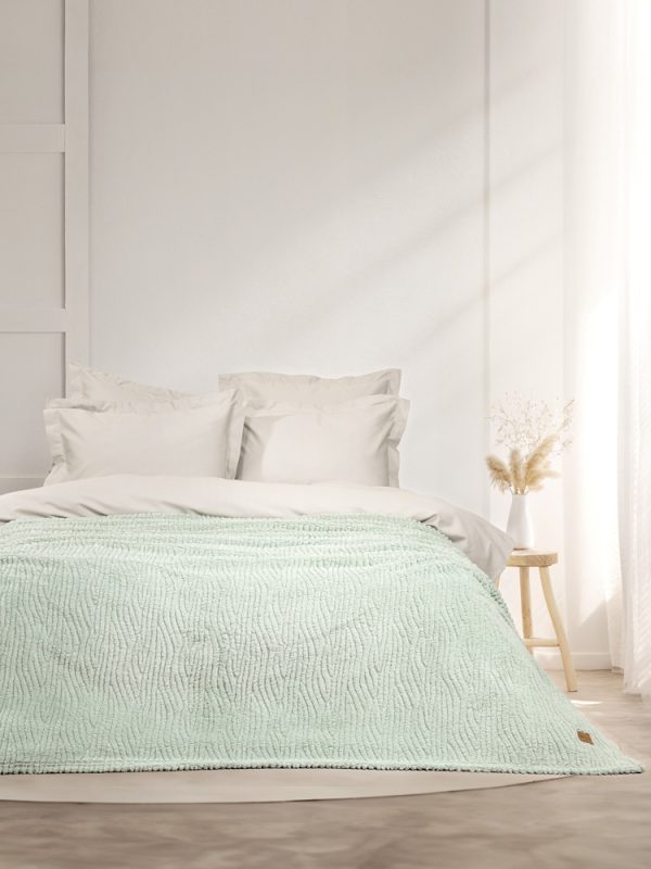 Nima Home Κουβέρτα Υπέρδιπλη 220x240 Fleece - Serenus Mint Nima Home Nima Home Κουβέρτα Υπέρδιπλη 220x240 Fleece - Serenus Mint