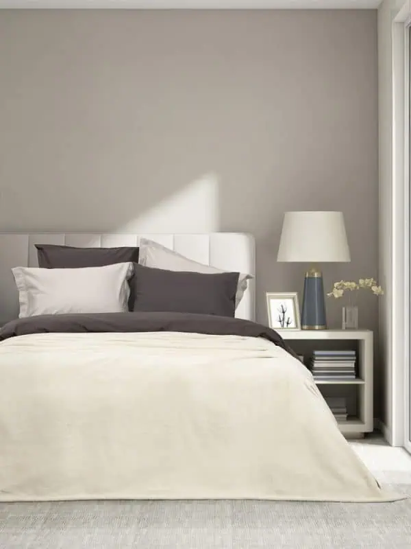 Nima Home Κουβέρτα Υπέρδιπλη 220x240 Fleece - Alpa Light Beige