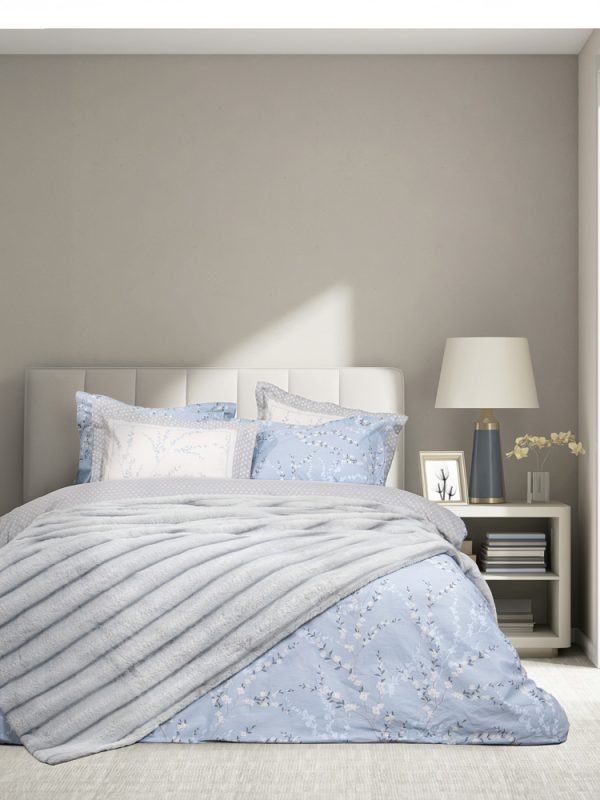 Κουβέρτα Υπέρδιπλη Γούνινη Nima Home Carezza Light Gray 220x240 Nima Home Κουβέρτα Υπέρδιπλη Γούνινη Nima Home Carezza Light Gray 220x240
