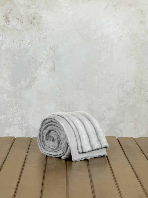 Κουβέρτα Υπέρδιπλη Γούνινη Nima Home Carezza Light Gray 220x240 Nima Home Κουβέρτα Υπέρδιπλη Γούνινη Nima Home Carezza Light Gray 220x240 - Image 3