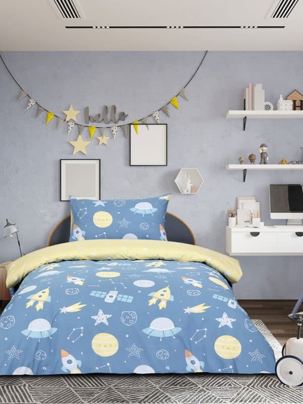 Παιδικά Σεντόνια Μονά Σετ Kocoon Home Space 160x260
