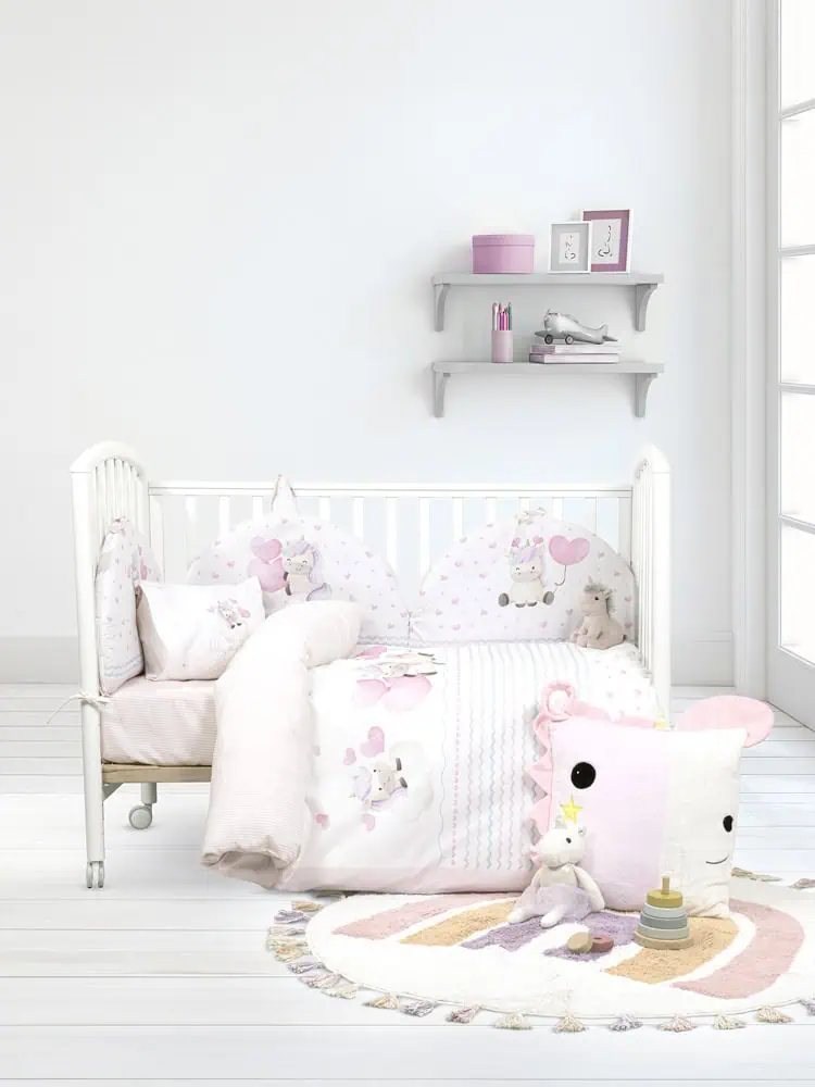 Nima Home Σετ Βρεφική Παπλωματοθήκη Κούνιας – Luni Uni 110×145 Nima Home Nima Home Σετ Βρεφική Παπλωματοθήκη Κούνιας – Luni Uni 110×145