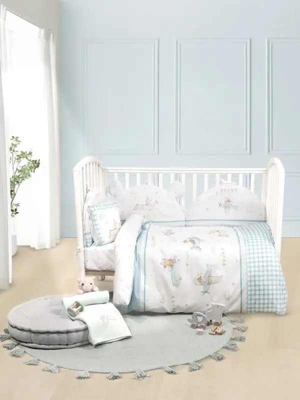 Βρεφικό Κουβερλί Κούνιας Βαμβακερό Nima Home Joy Ride 100×140