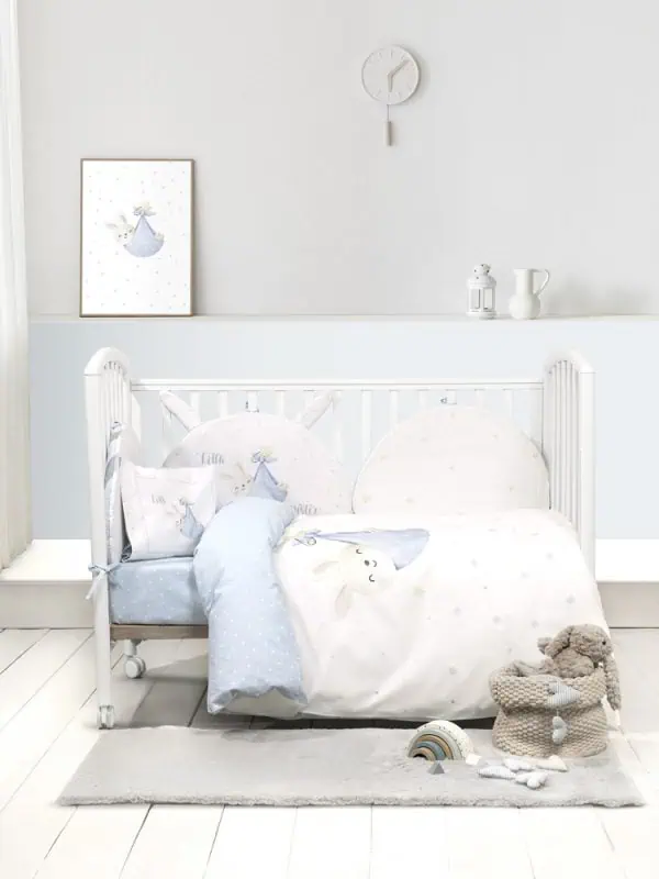 Βρεφικό Κουβερλί Κούνιας Βαμβακερό Nima Home Little Mister 100×140