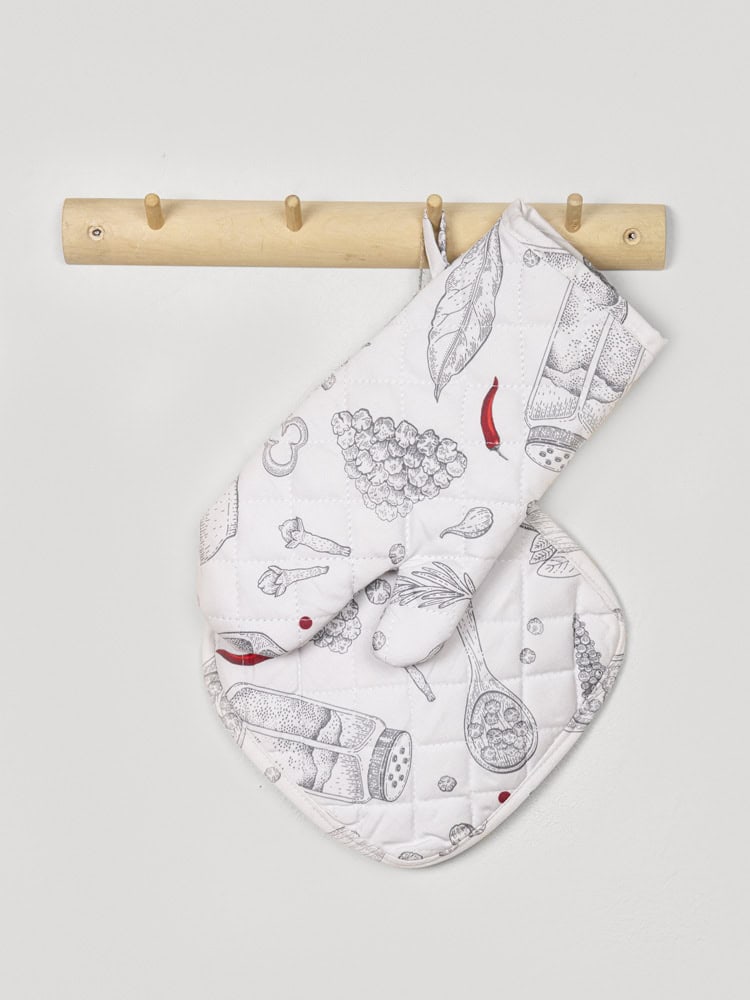 Nima Home Σετ Κουζίνας (Γάντι + Πιάστρα) - Supper