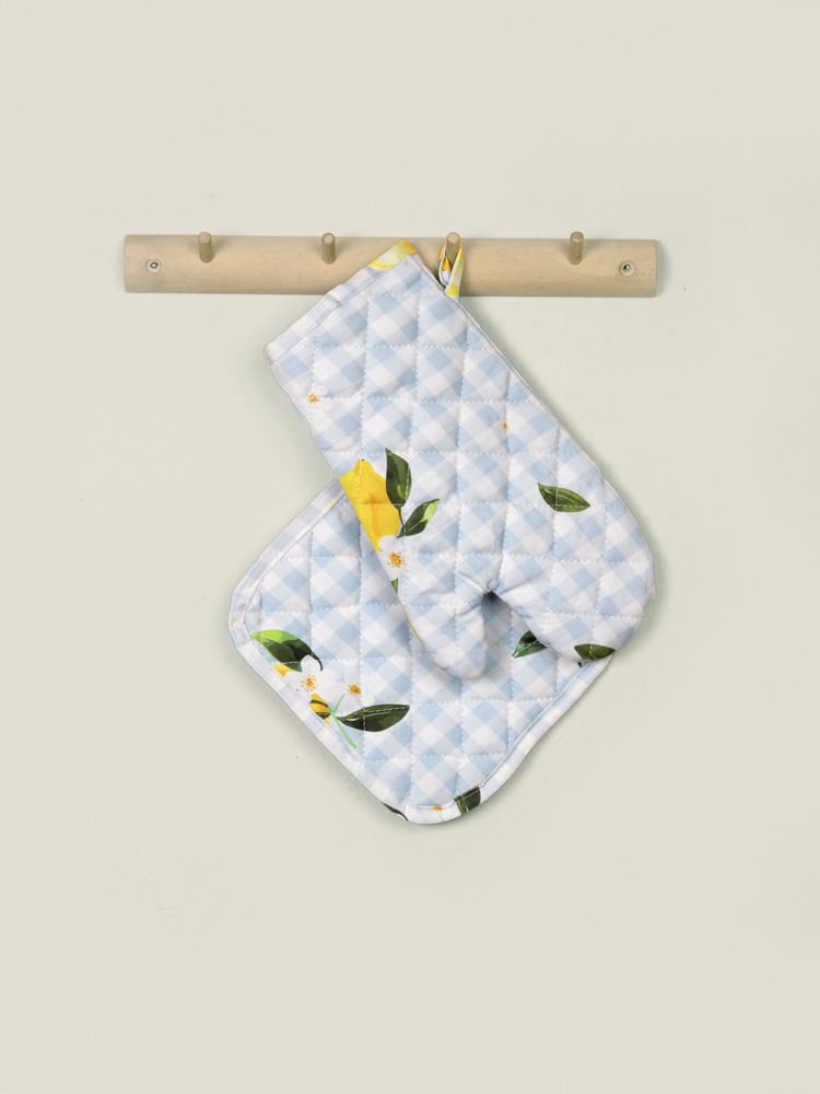 Nima Home Σετ Κουζίνας (Γάντι + Πιάστρα) - Lemon Tree