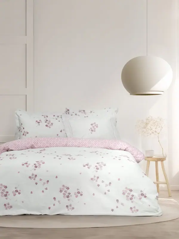Σετ Σεντόνια Υπέρδιπλα με Λάστιχο Nima Home Roselle 160x200+32