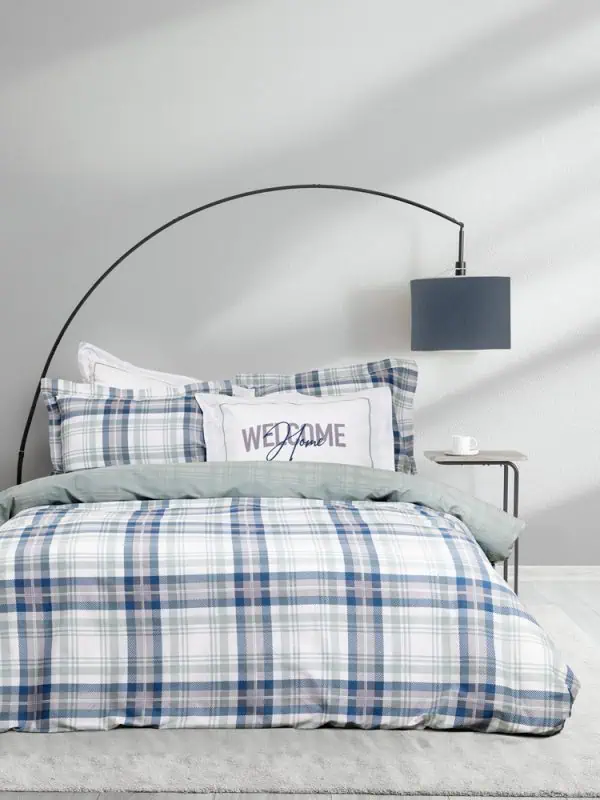 Σετ Παπλωματοθήκη Υπέρδιπλη Nima Home Welcome 220x240