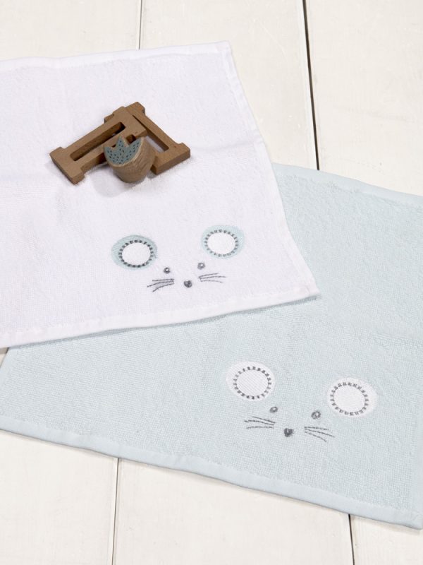 Nima Home Σετ Βρεφικές Πετσέτες (2 x 30x30) - Little Mouse Nima Home Nima Home Σετ Βρεφικές Πετσέτες (2 x 30x30) - Little Mouse