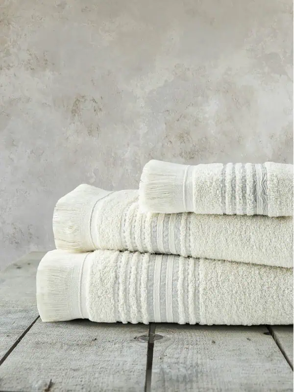 Πετσέτα Προσώπου 450gr/m2 Nima Home Allora Light Beige 50x90