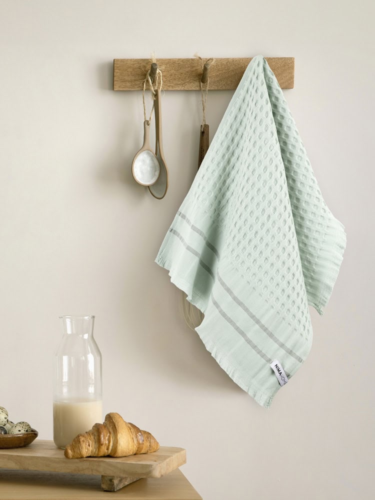 Nima Home Πετσέτα Κουζίνας 40x60 - Waffle Mint
