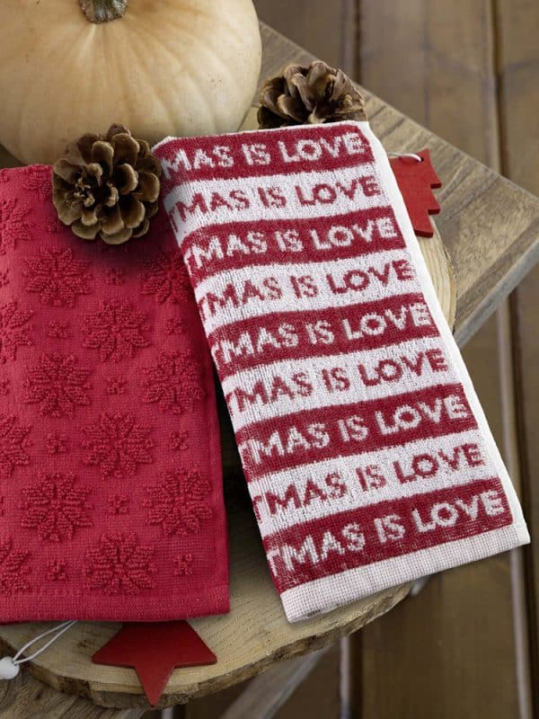 Nima Home Σετ Πετσέτες Κουζίνας (2 x 40x60) - Christmas Love
