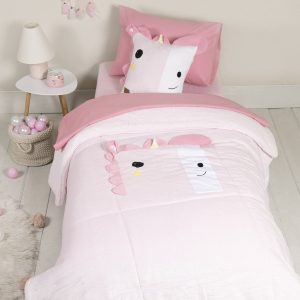 κουβερτοπάπλωμα μονό 160x220 2 όψεων nima unicora