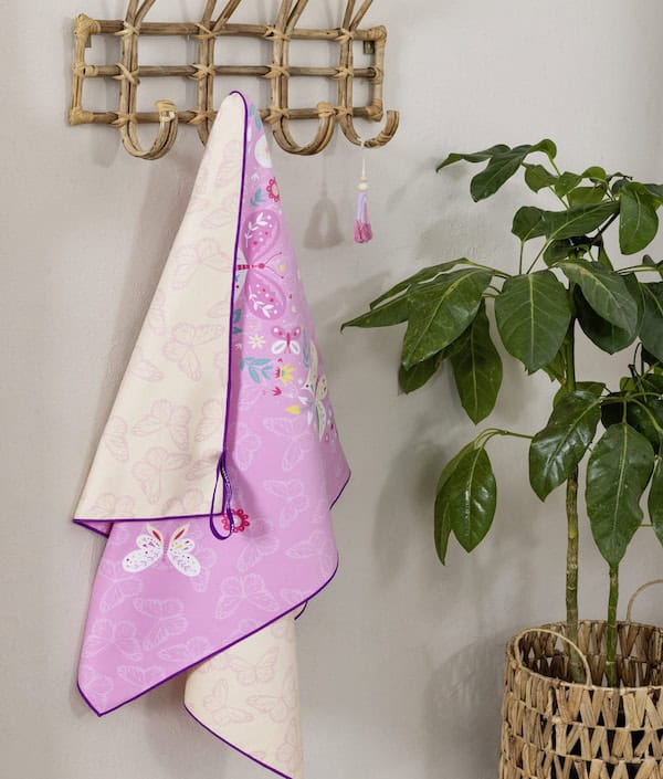 Παιδική Πετσέτα Θαλάσσης Microfiber Nima Home Be Happy 70x140 Nima Home 20250326093702 nima kids petseta thalassis 70by140 be happy roz