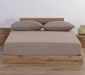 Σεντονι 100% Βαμβακι Μονο 100X200+30 Jersey Nef-Nef Homeware - 1185-Mocca