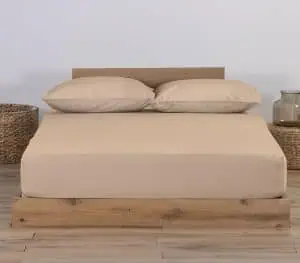 Σεντονι Μακο Διπλο Με Λαστιχο Jersey 140X200+30 Nef-Nef Homeware - 730-Beige