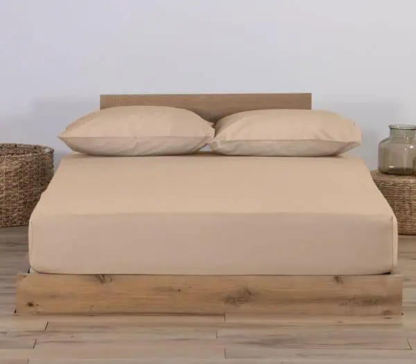 Σεντονι Μακο Διπλο Με Λαστιχο Jersey 140X200+30 Nef-Nef Homeware - 730-Beige