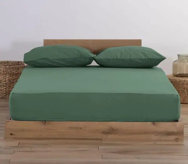 Σεντονι 100% Βαμβακι King Size 180X200+30 Jersey Nef-Nef Homeware - 1172-Green