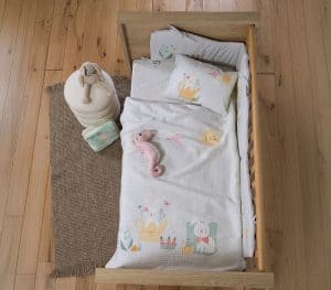 Βρεφικη Κουβερτα Πικε Κουνιασ Pic Nic Together 110X150 Nef-Nef Homeware - Aqua